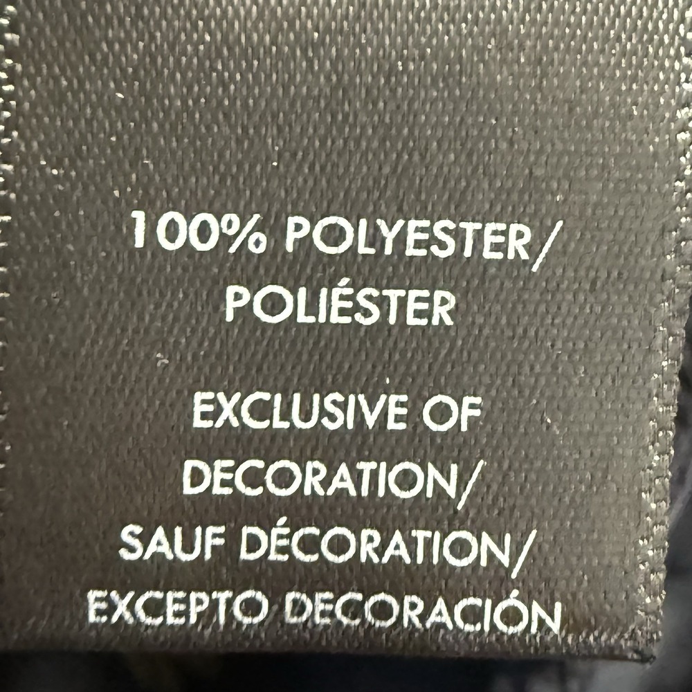 Ann Taylor Floral Print Wide Leg Pants Womens Size 0 Cropped Black Pink Pockets - Picture 9 of 11